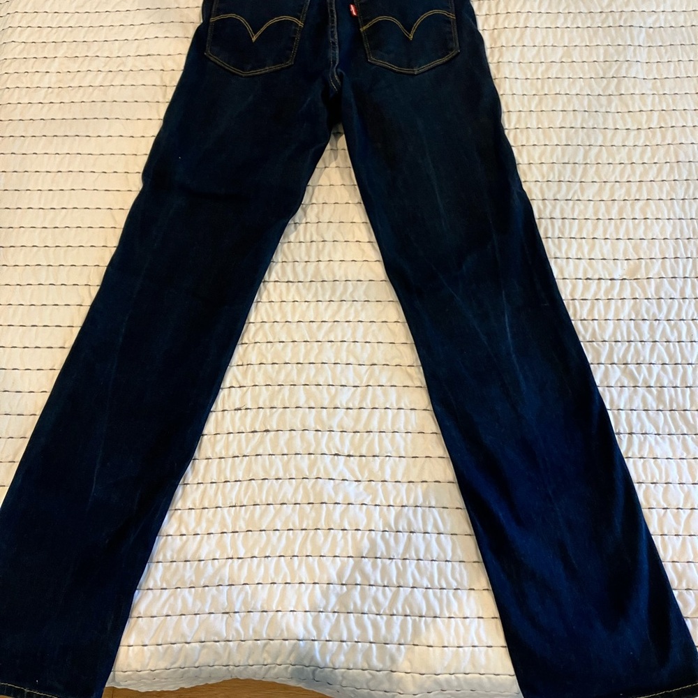 Levi's Deep Indigo High Rise Jeans
